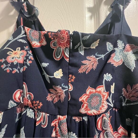 NWT sachin and Babi‎ Dalia Eastern Gouache Botanical Floral Tiered Dress Sz 8 - Picture 10 of 16